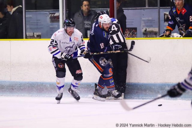 Photo hockey match Clermont-Ferrand - Courchevel-Méribel-Pralognan le 20/01/2024