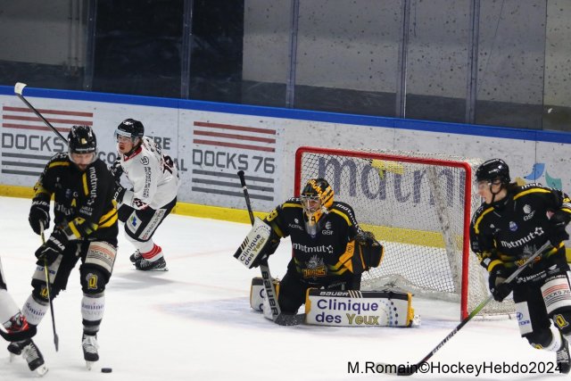 Photo hockey match Rouen - Chamonix  le 23/01/2024