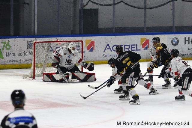Photo hockey match Rouen - Chamonix  le 23/01/2024