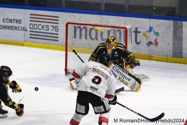 Photo hockey match Rouen - Chamonix  le 23/01/2024