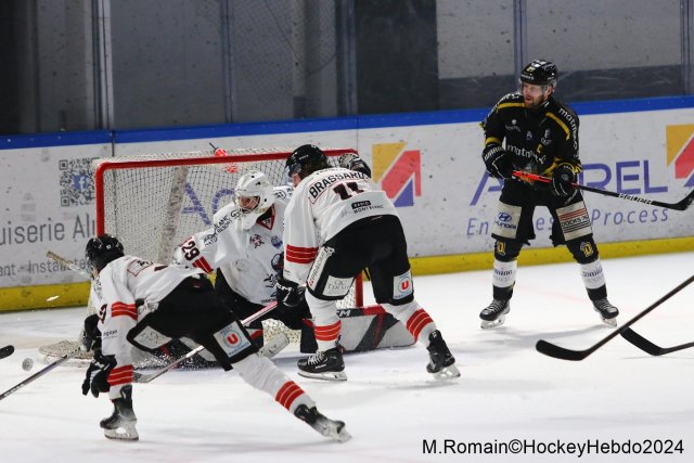 Photo hockey match Rouen - Chamonix  le 23/01/2024