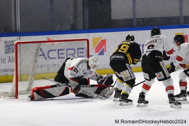 Photo hockey match Rouen - Chamonix  le 23/01/2024