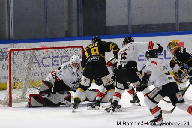Photo hockey match Rouen - Chamonix  le 23/01/2024