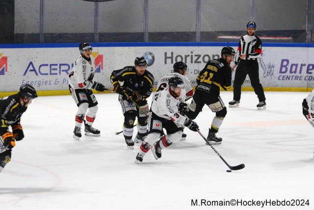 Photo hockey match Rouen - Chamonix  le 23/01/2024