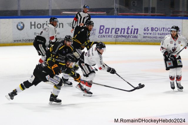 Photo hockey match Rouen - Chamonix  le 23/01/2024