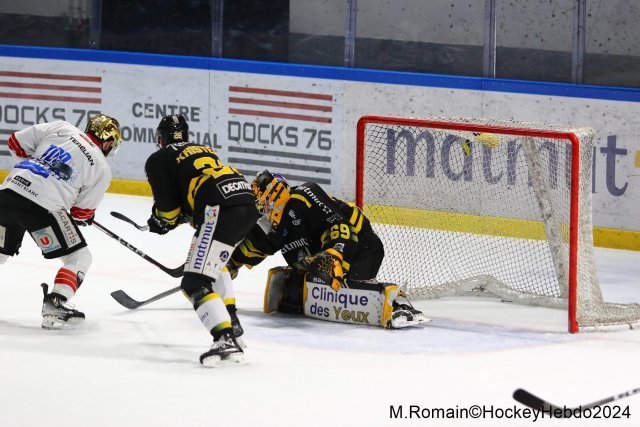Photo hockey match Rouen - Chamonix  le 23/01/2024