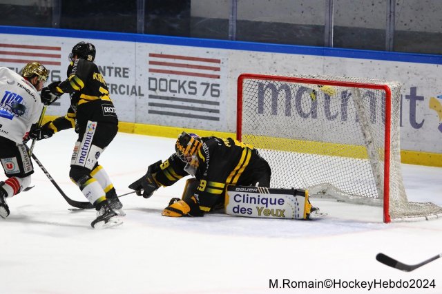 Photo hockey match Rouen - Chamonix  le 23/01/2024