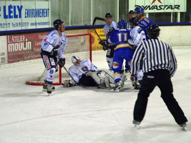 Photo hockey match Villard-de-Lans - Angers  le 10/10/2009