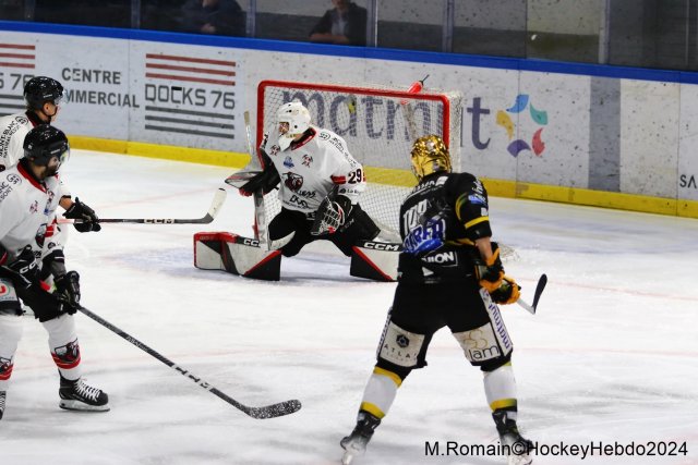 Photo hockey match Rouen - Chamonix  le 23/01/2024