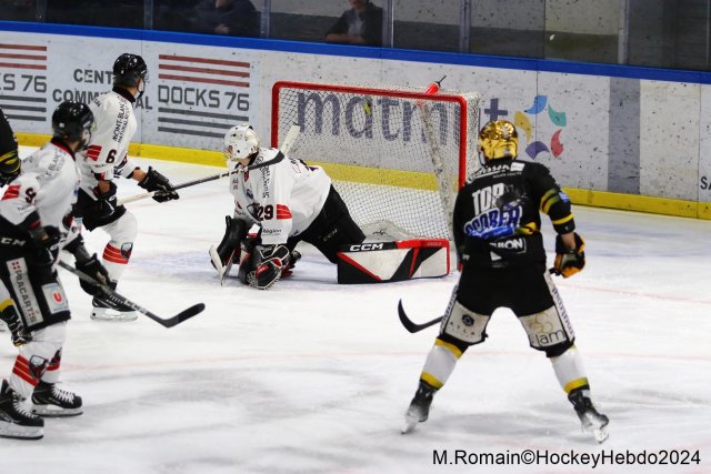 Photo hockey match Rouen - Chamonix  le 23/01/2024