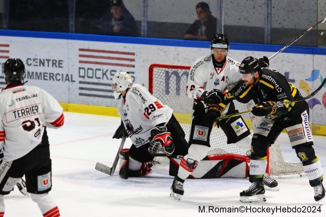 Photo hockey match Rouen - Chamonix  le 23/01/2024