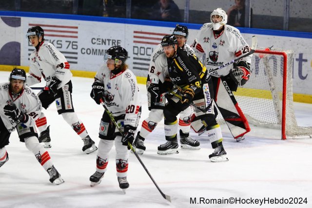Photo hockey match Rouen - Chamonix  le 23/01/2024