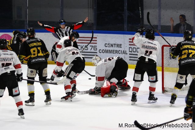 Photo hockey match Rouen - Chamonix  le 23/01/2024