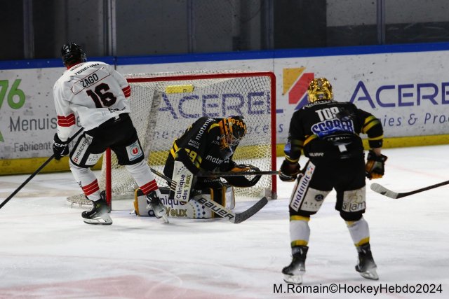 Photo hockey match Rouen - Chamonix  le 23/01/2024