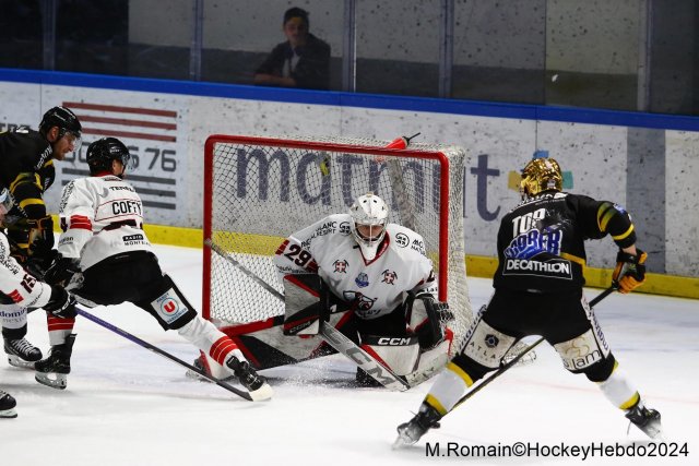 Photo hockey match Rouen - Chamonix  le 23/01/2024