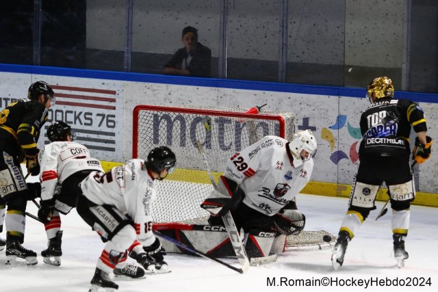 Photo hockey match Rouen - Chamonix  le 23/01/2024