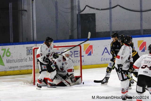 Photo hockey match Rouen - Chamonix  le 23/01/2024