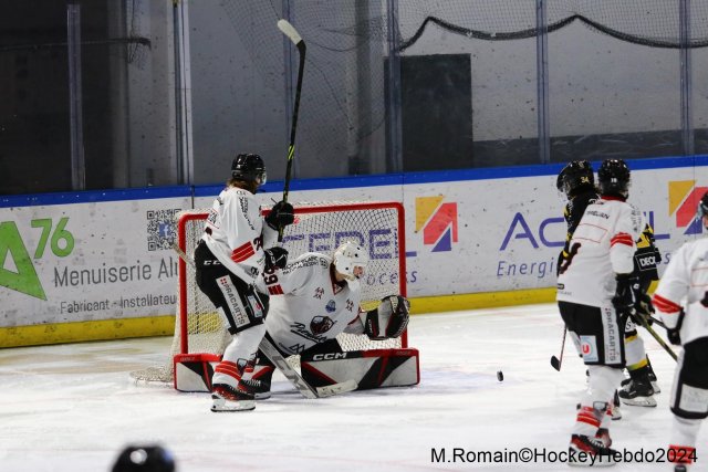 Photo hockey match Rouen - Chamonix  le 23/01/2024