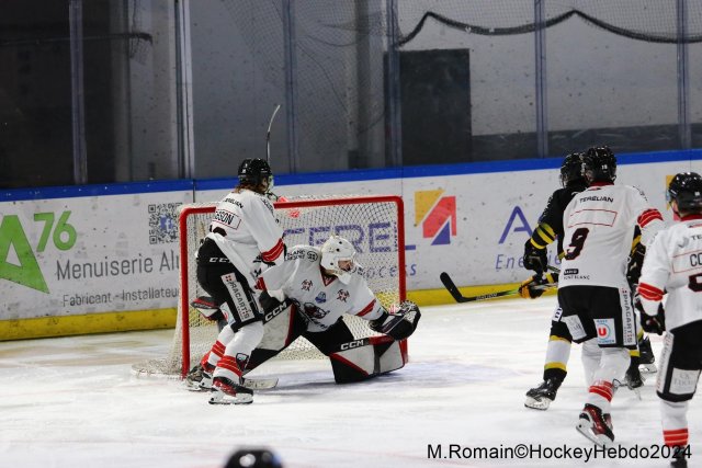 Photo hockey match Rouen - Chamonix  le 23/01/2024