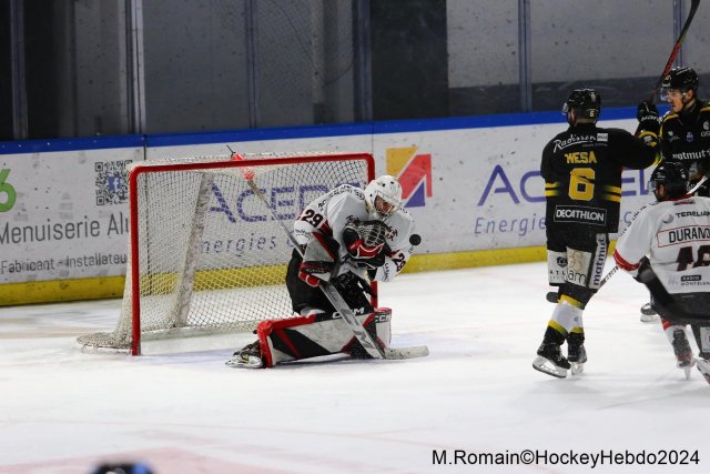 Photo hockey match Rouen - Chamonix  le 23/01/2024