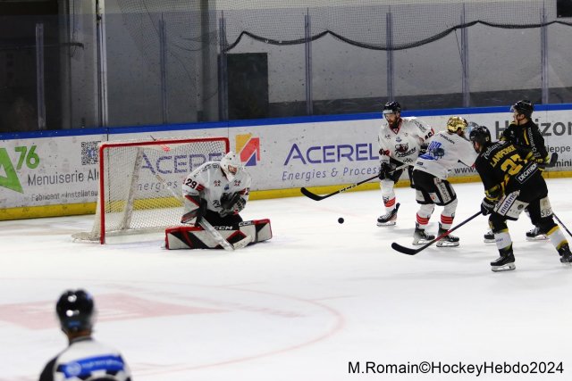 Photo hockey match Rouen - Chamonix  le 23/01/2024