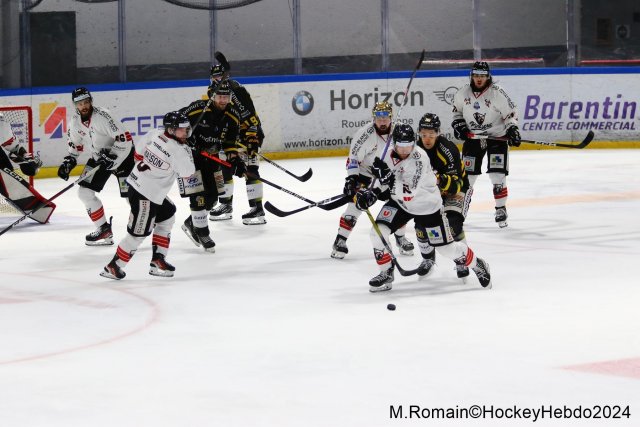 Photo hockey match Rouen - Chamonix  le 23/01/2024