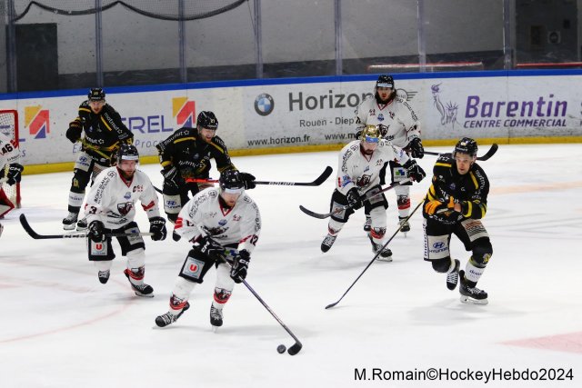 Photo hockey match Rouen - Chamonix  le 23/01/2024