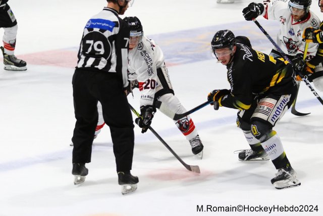 Photo hockey match Rouen - Chamonix  le 23/01/2024