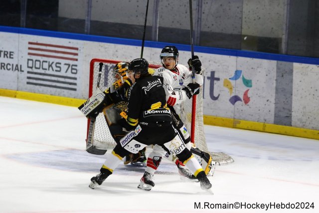 Photo hockey match Rouen - Chamonix  le 23/01/2024