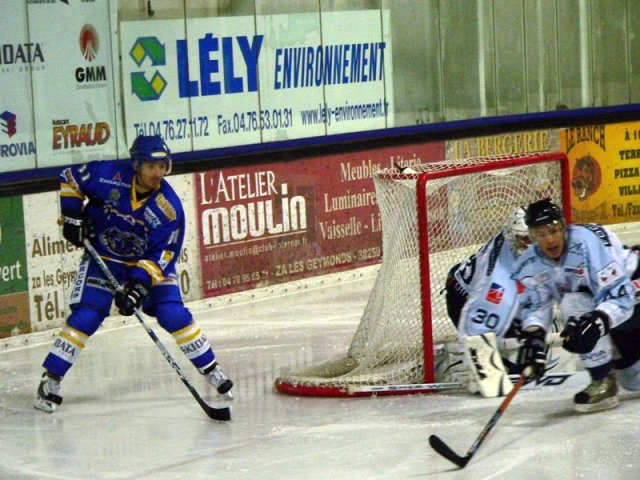 Photo hockey match Villard-de-Lans - Angers  le 10/10/2009