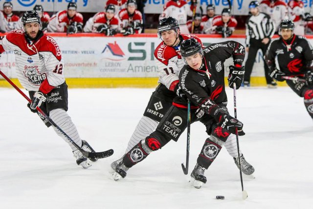 Photo hockey match Amiens  - Bordeaux le 23/01/2024