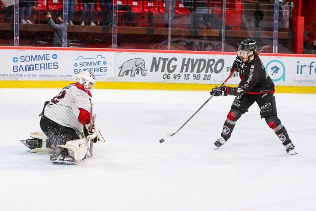 Photo hockey match Amiens  - Bordeaux le 23/01/2024