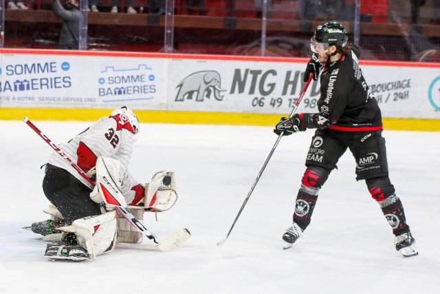 Photo hockey match Amiens  - Bordeaux le 23/01/2024