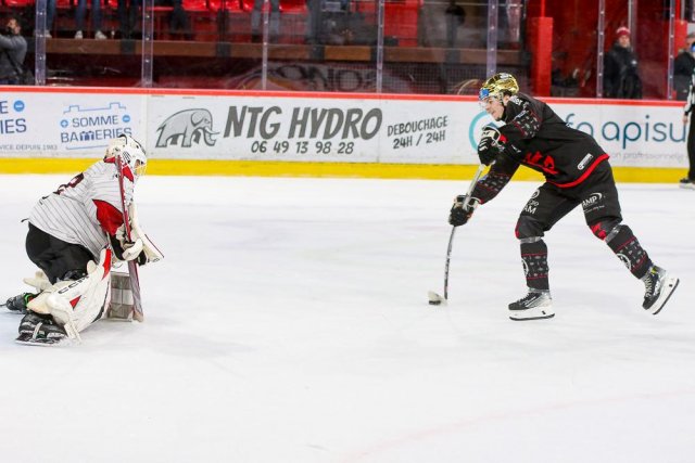 Photo hockey match Amiens  - Bordeaux le 23/01/2024