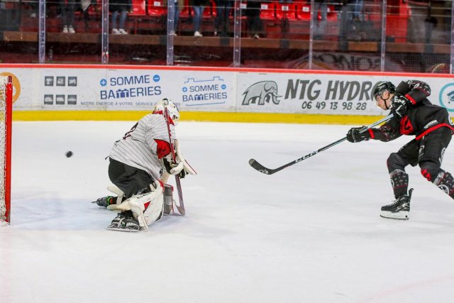 Photo hockey match Amiens  - Bordeaux le 23/01/2024