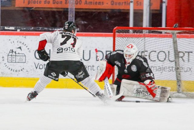 Photo hockey match Amiens  - Bordeaux le 23/01/2024