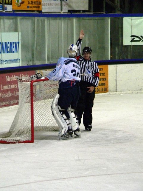 Photo hockey match Villard-de-Lans - Angers  le 10/10/2009