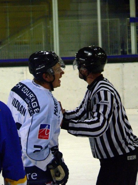 Photo hockey match Villard-de-Lans - Angers  le 10/10/2009