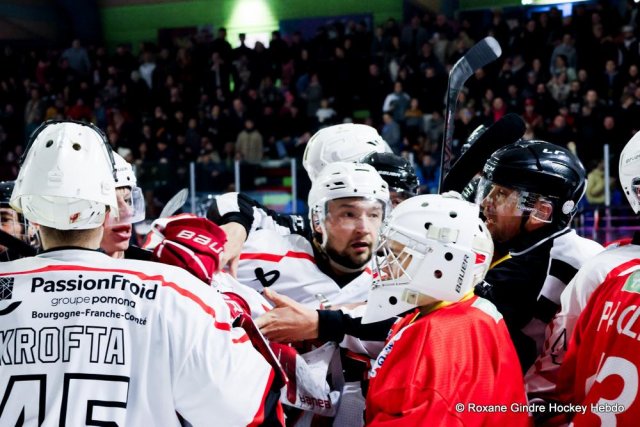 Photo hockey match Besançon - Dijon  le 27/01/2024