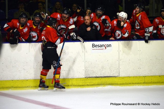 Photo hockey match Besançon - Dijon  le 27/01/2024