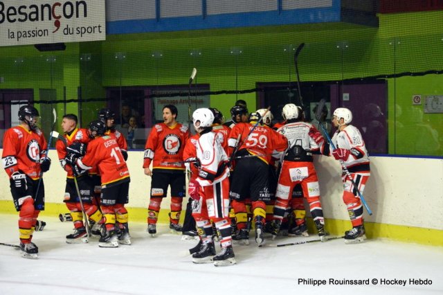 Photo hockey match Besançon - Dijon  le 27/01/2024