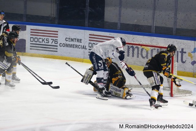 Photo hockey match Rouen - Angers  le 28/01/2024