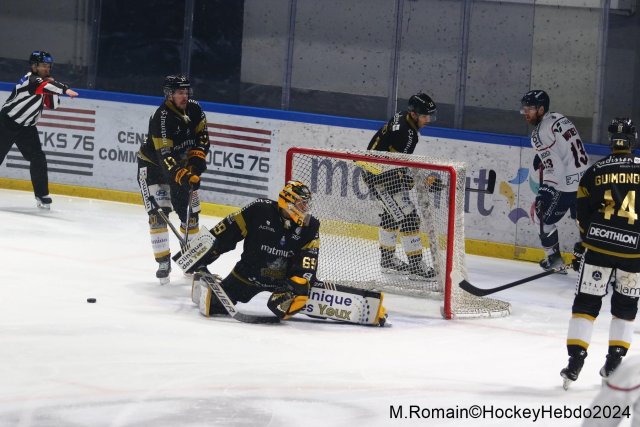 Photo hockey match Rouen - Angers  le 28/01/2024