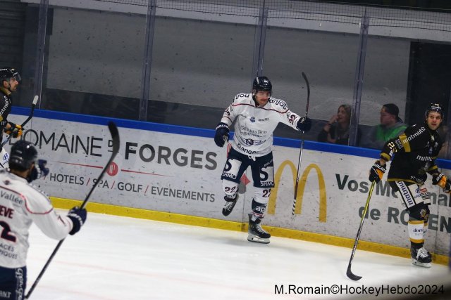 Photo hockey match Rouen - Angers  le 28/01/2024