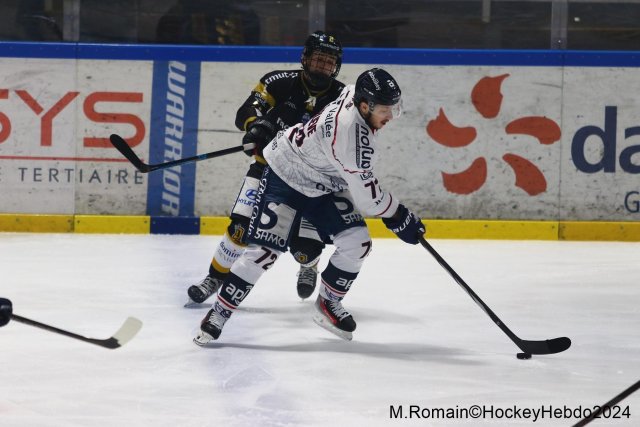 Photo hockey match Rouen - Angers  le 28/01/2024