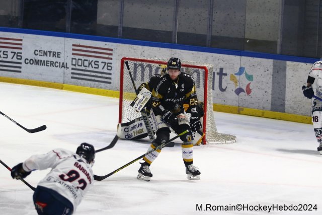 Photo hockey match Rouen - Angers  le 28/01/2024