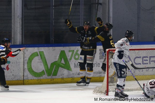Photo hockey match Rouen - Angers  le 28/01/2024
