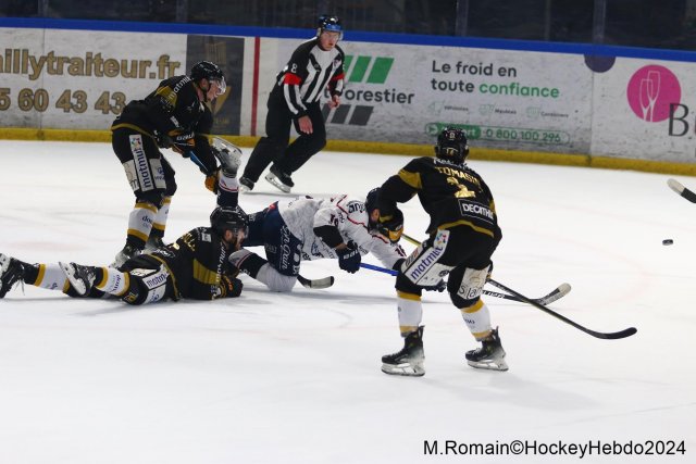 Photo hockey match Rouen - Angers  le 28/01/2024