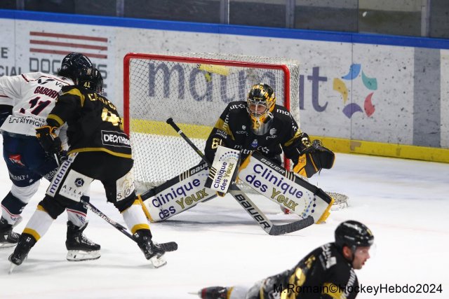 Photo hockey match Rouen - Angers  le 28/01/2024