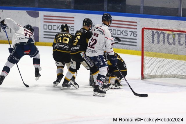 Photo hockey match Rouen - Angers  le 28/01/2024